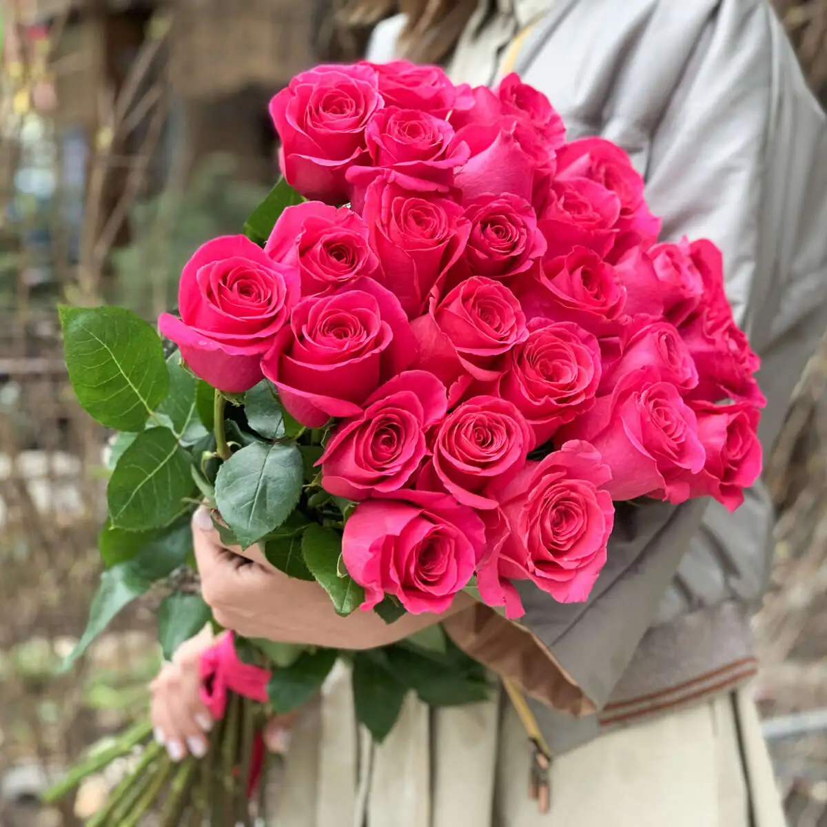 Букет из 25 Розовых роз