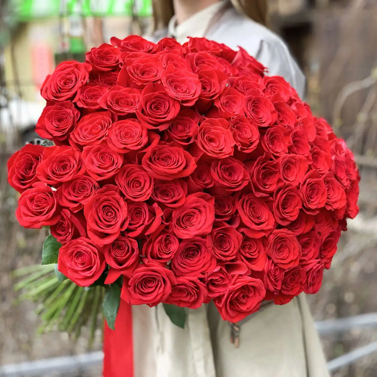 Букет из 101 Красной розы