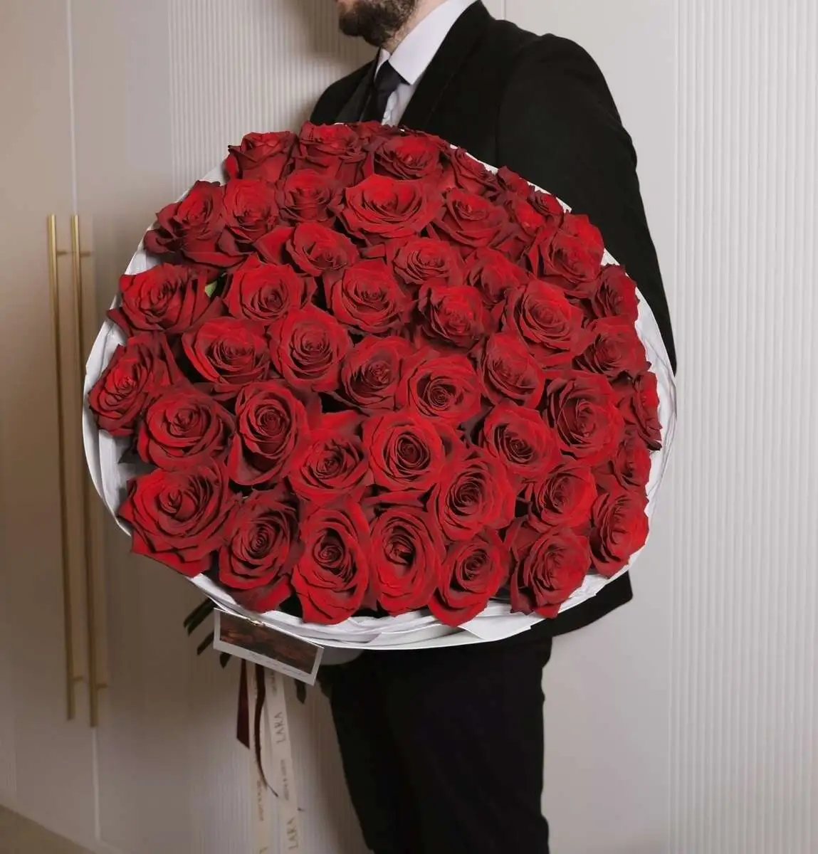 Букет "Красный бархат" размер L