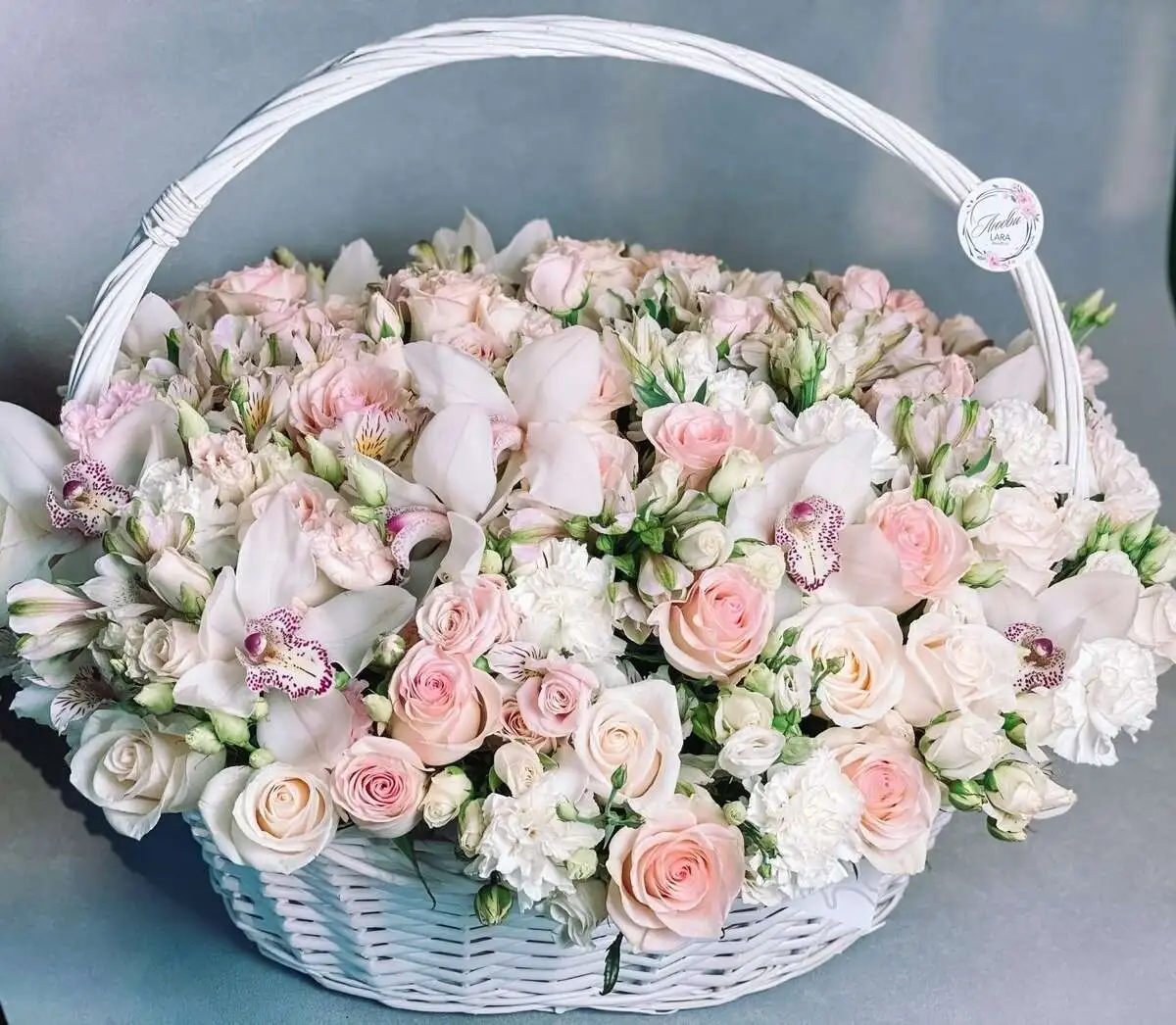 Композиция "Белое золото" размер L