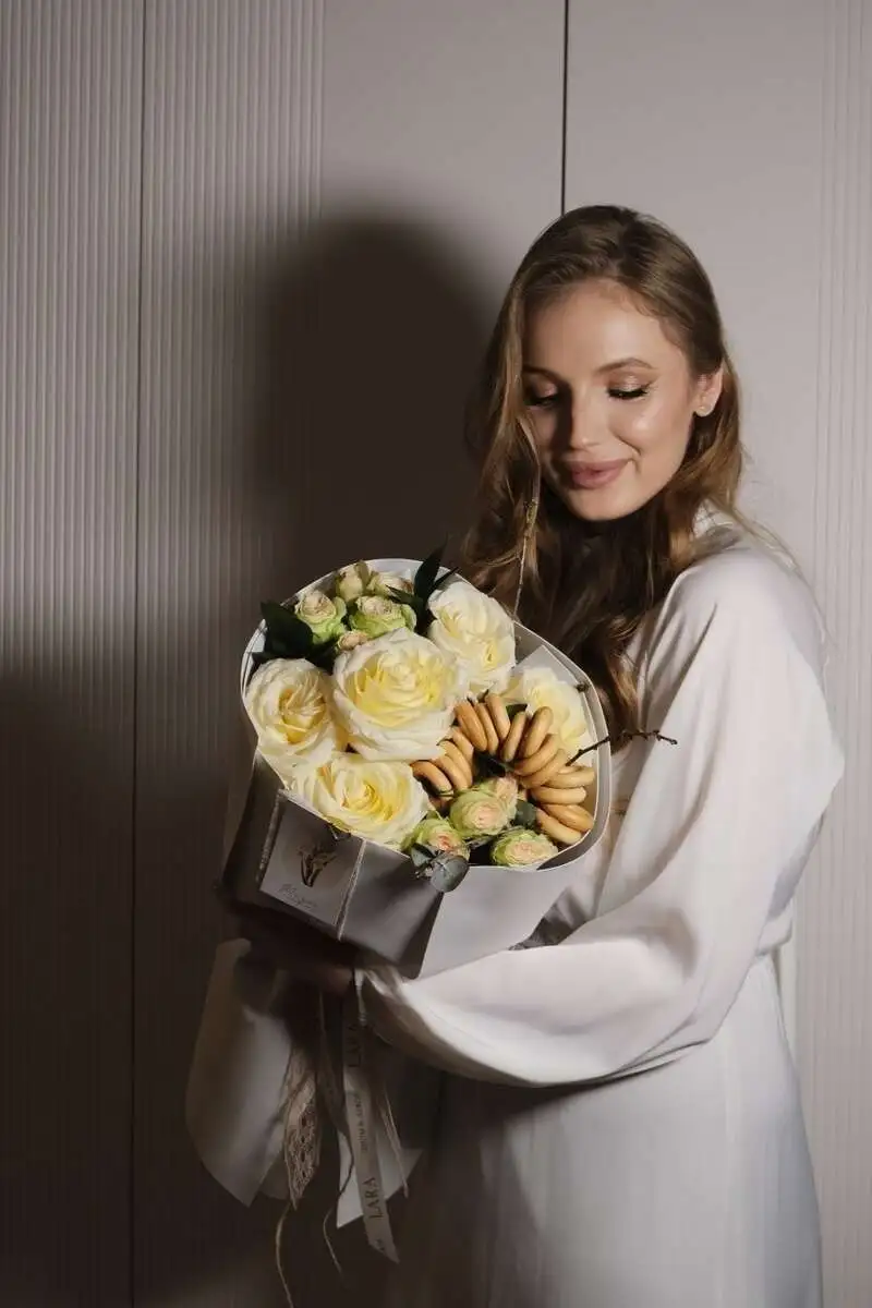 Букет "Вологодское кружево" размер S