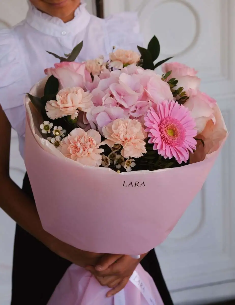 Букет "Розовая палитра"