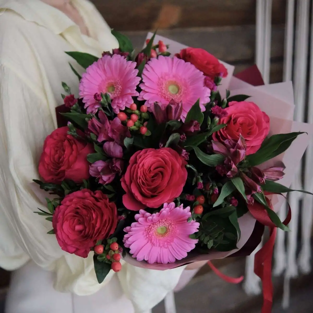 Букет "Любимой и родной" размер L