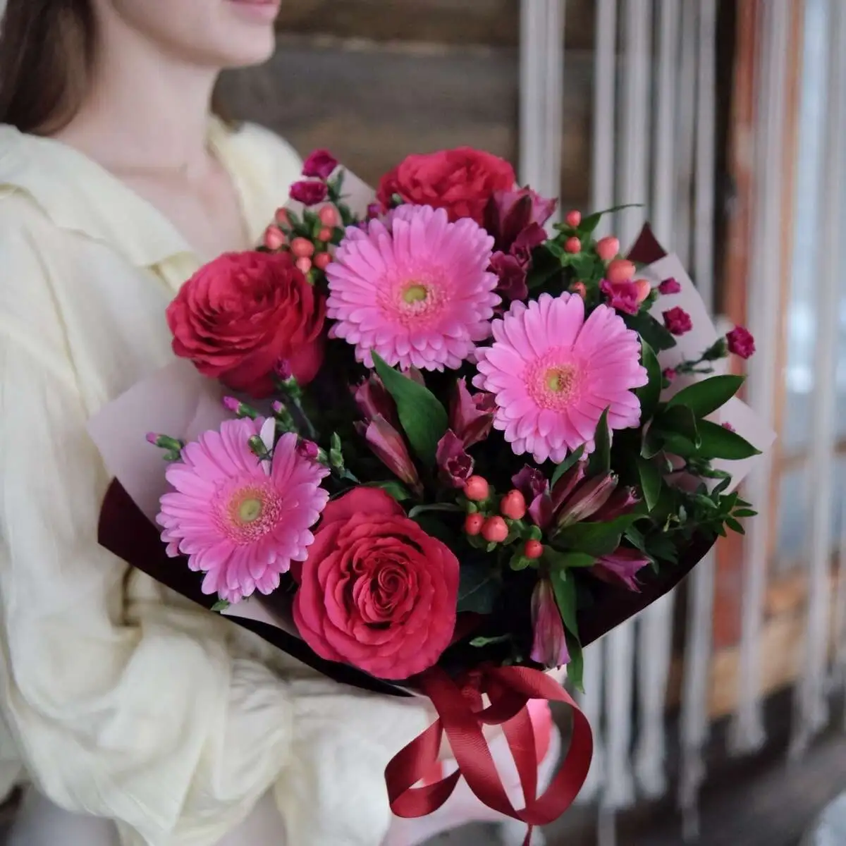 Букет "Любимой и родной" размер М