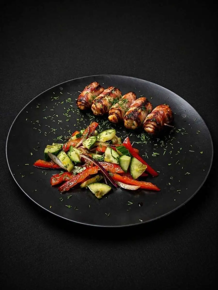 Курица в беконе