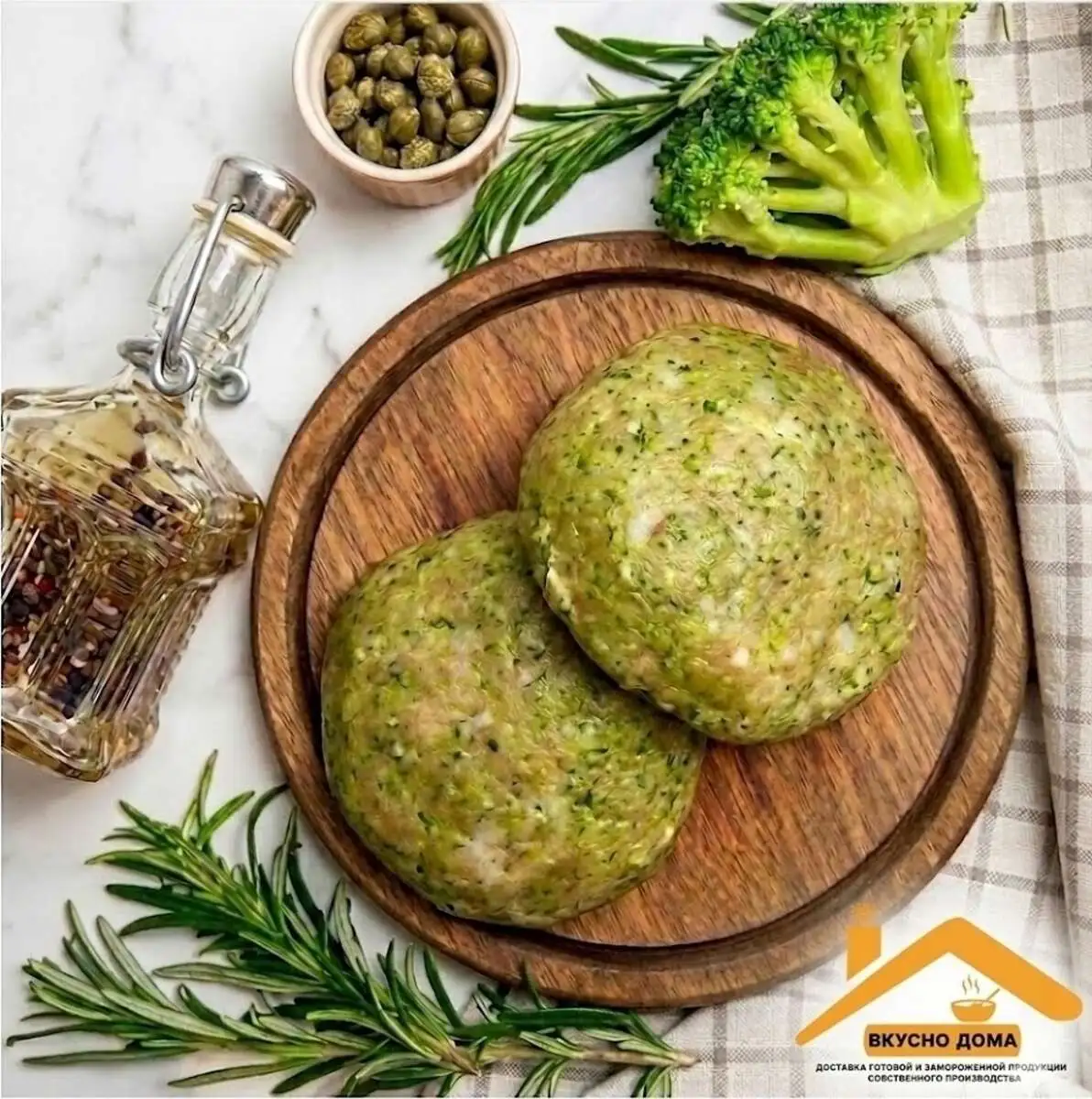 Фитнес - биточки индейка/брокколи 0,5кг