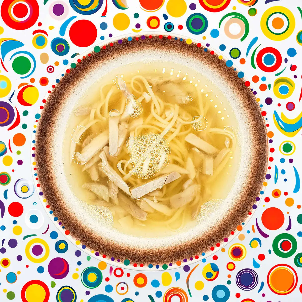 Куриный суп лапша 