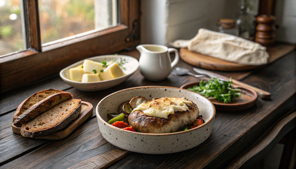 Треска запечённая с овощами