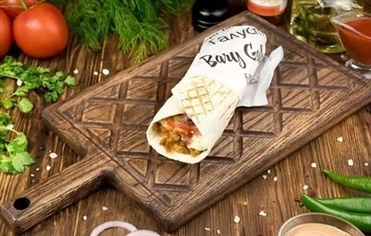 Шаурма с рваной говядиной 