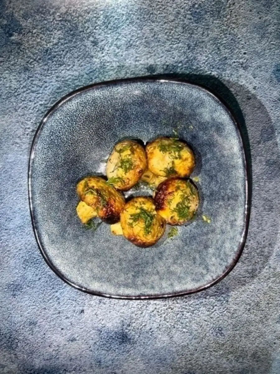 Шашлык из шампиньонов