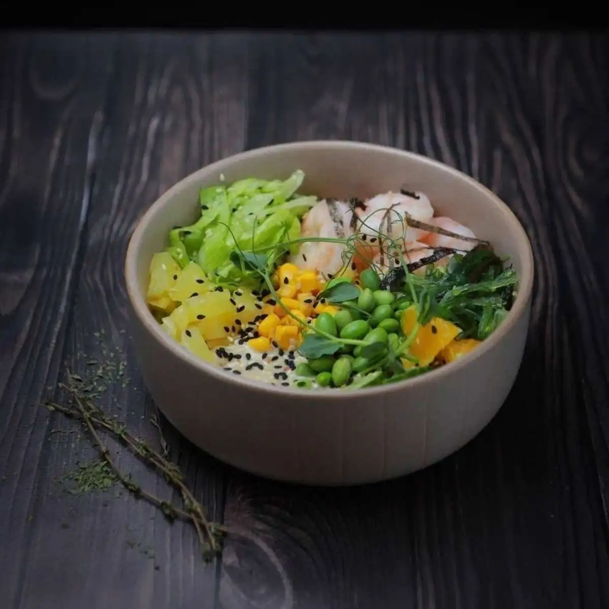 Поке с креветкой