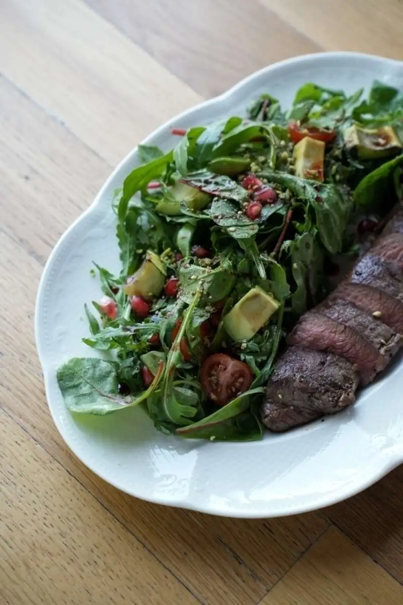 Стейк салат