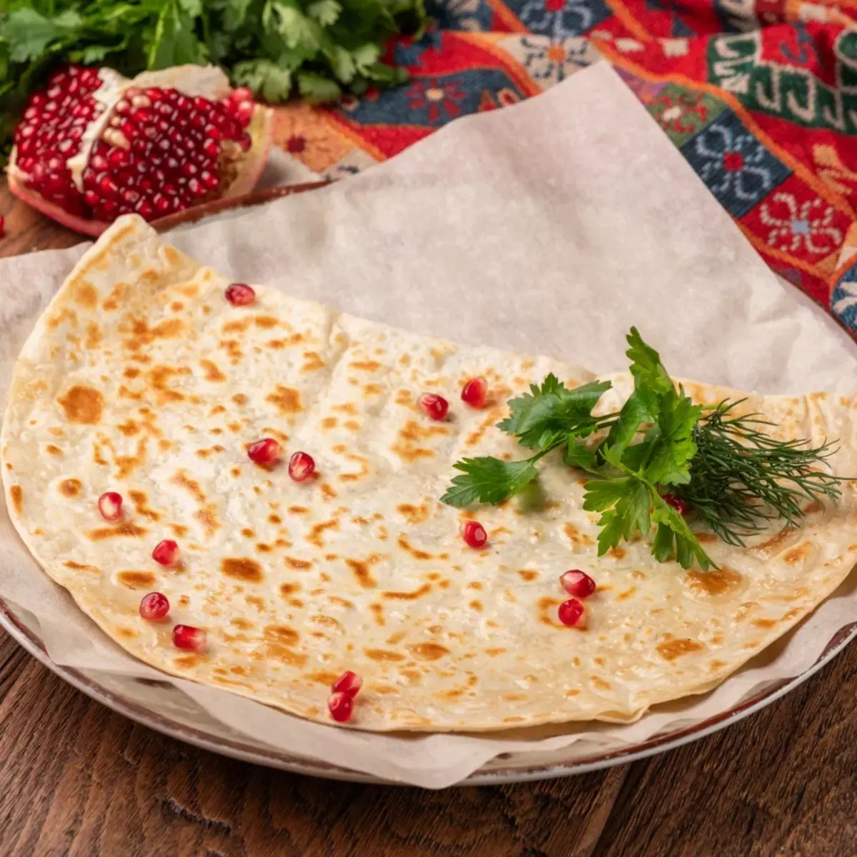 Кутаб с говядиной 