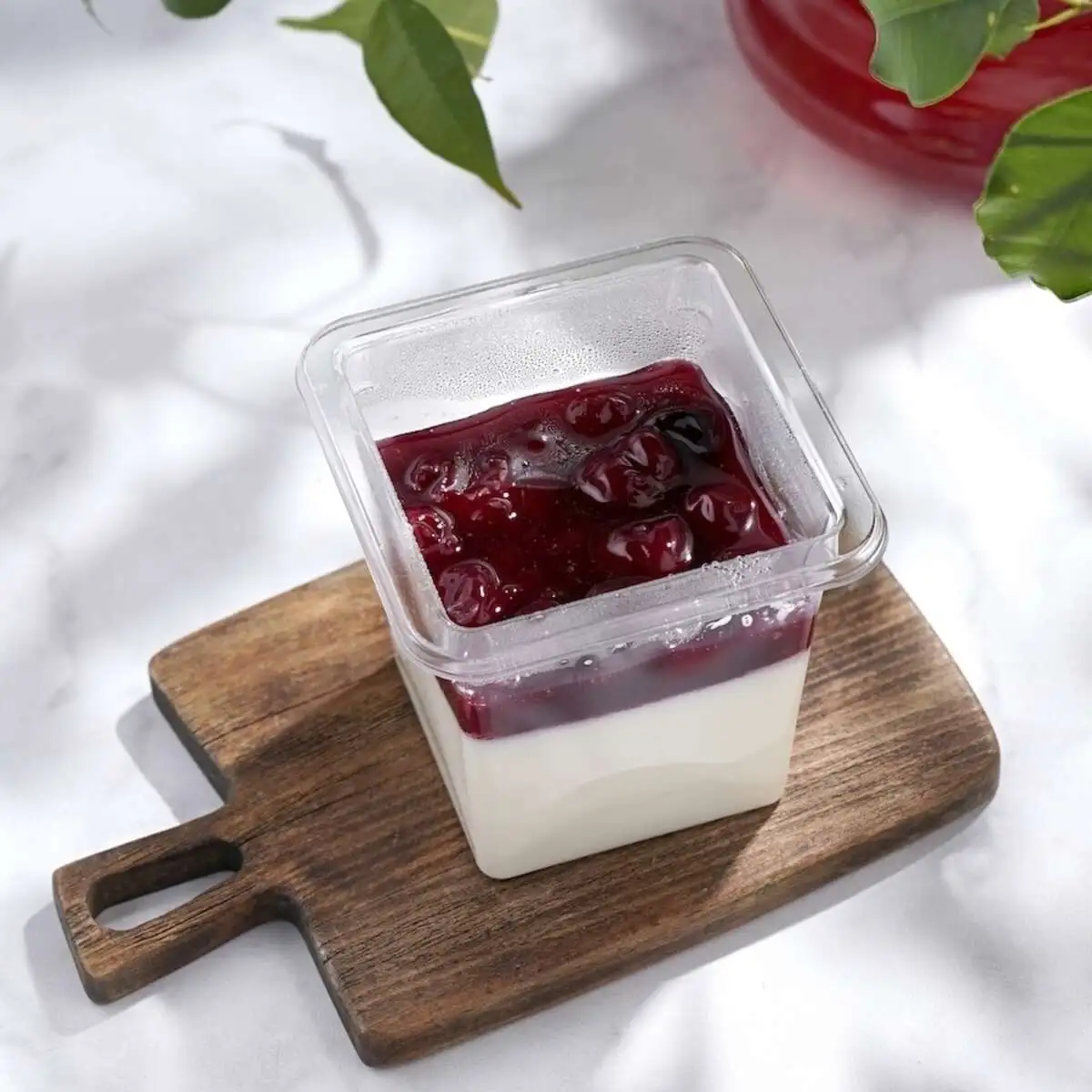 Панна-котта с вишней