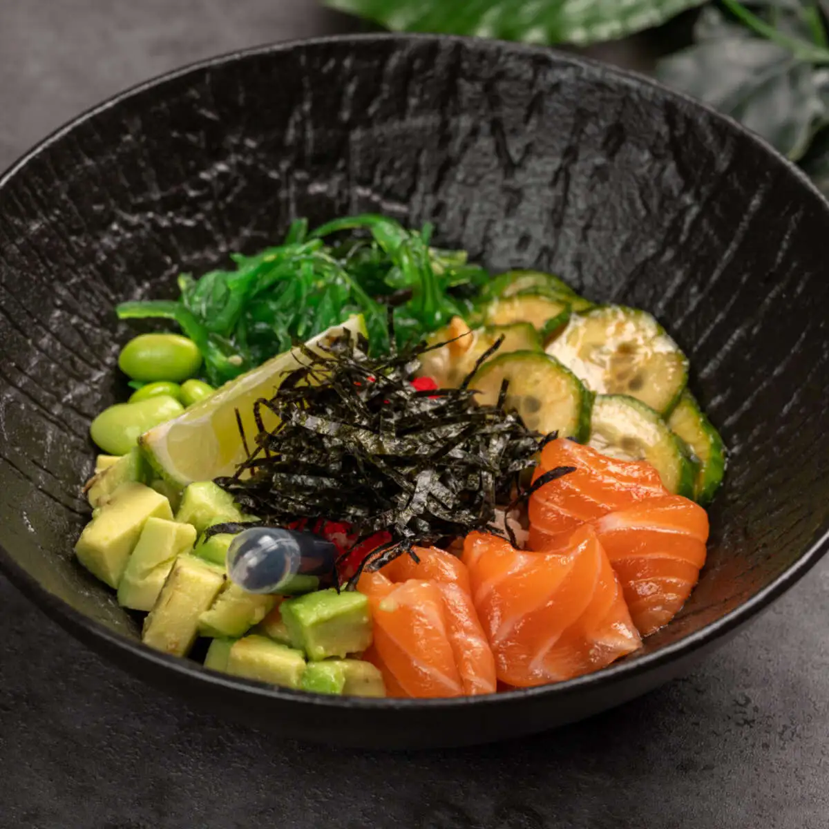 Поке с лососем