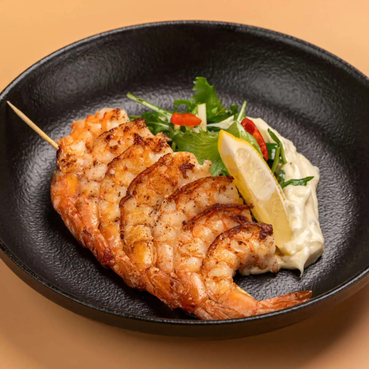 Креветки с соусом Ранч