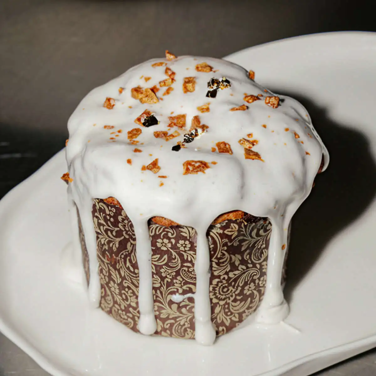 Кулич Солёная карамель-шоколад