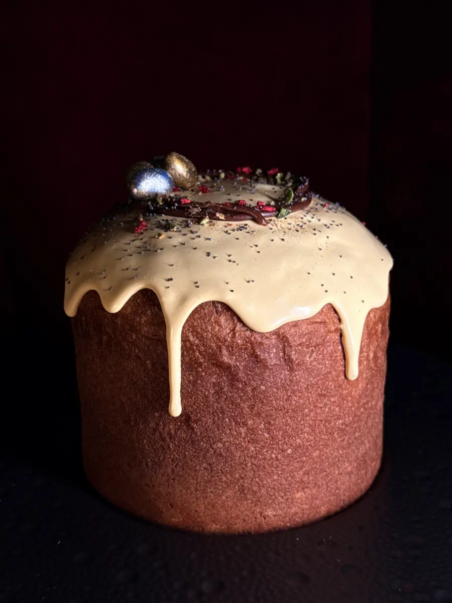 Кулич с маком и лимоном