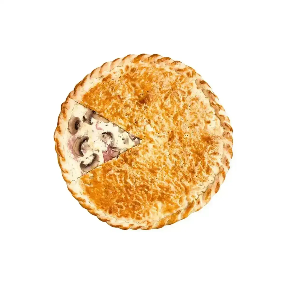 Фирменный пирог Сыр Бекон Грибы