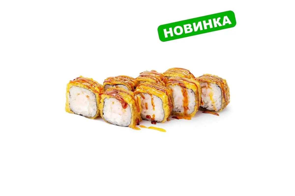 Темпура с креветкой и манго