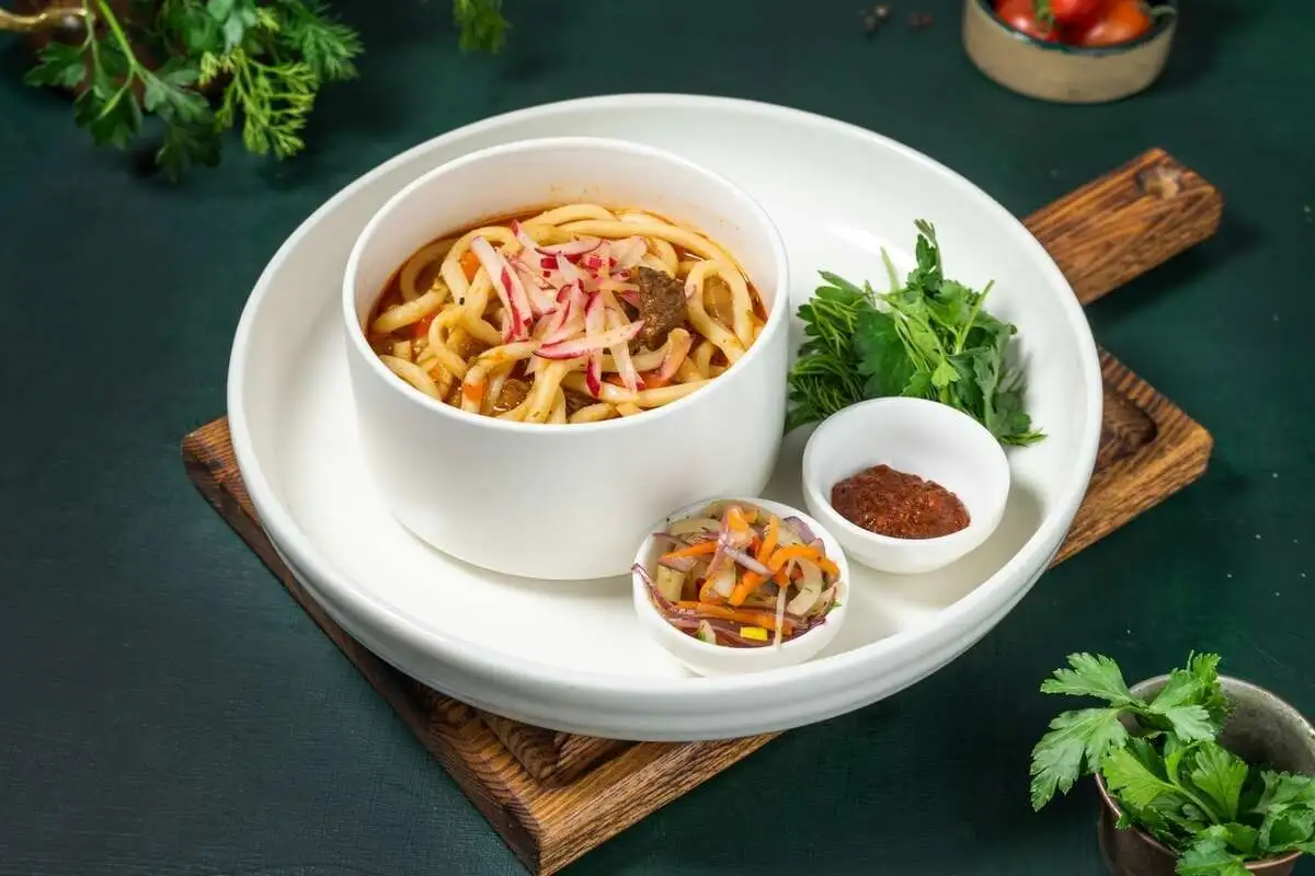 Лагман с говядиной