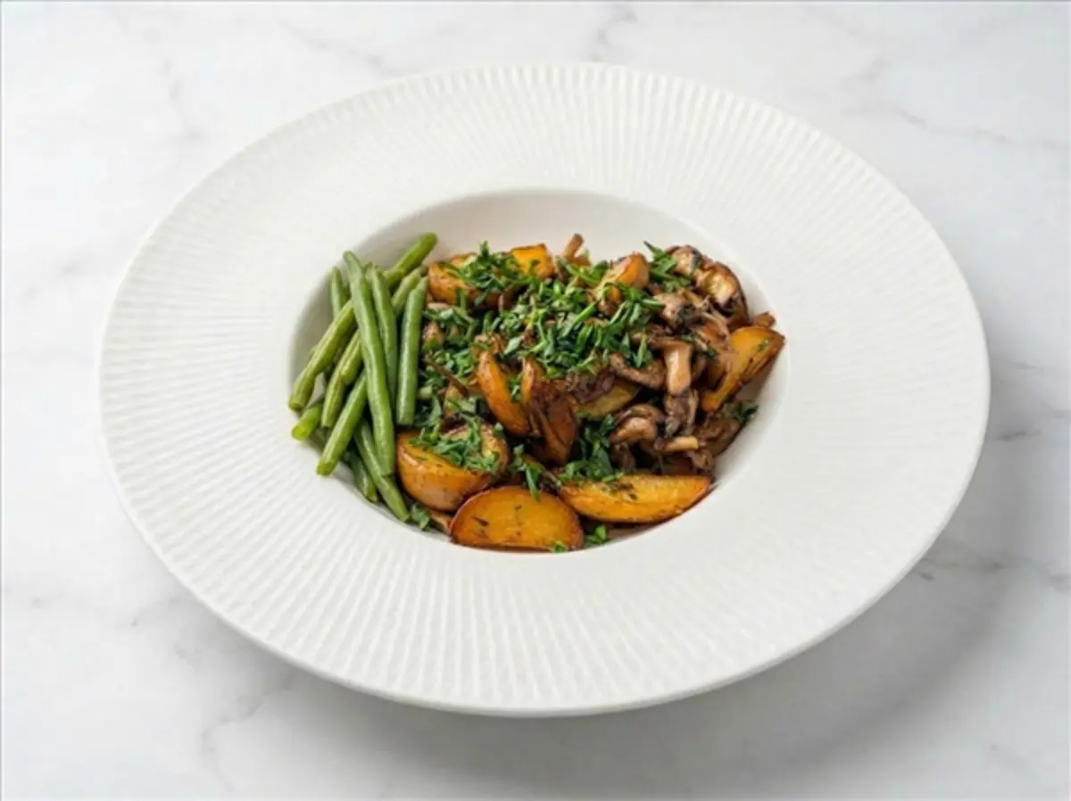 Картофель с грибами