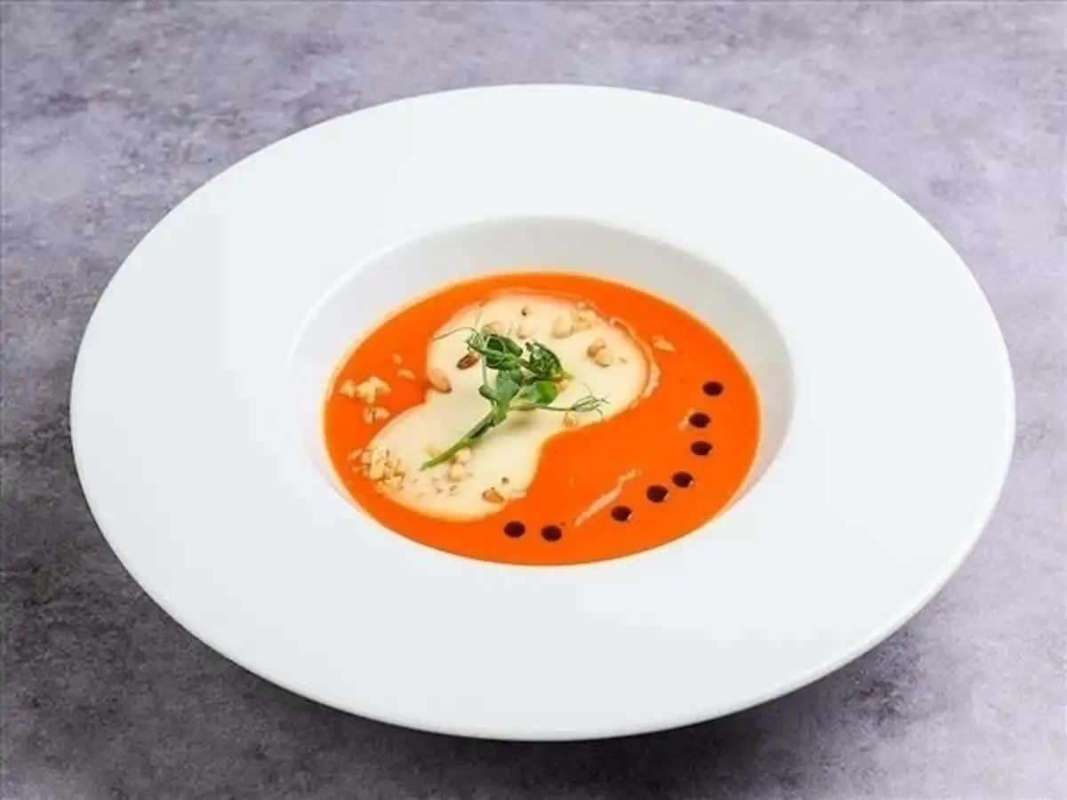 Крем-суп из печеного перца