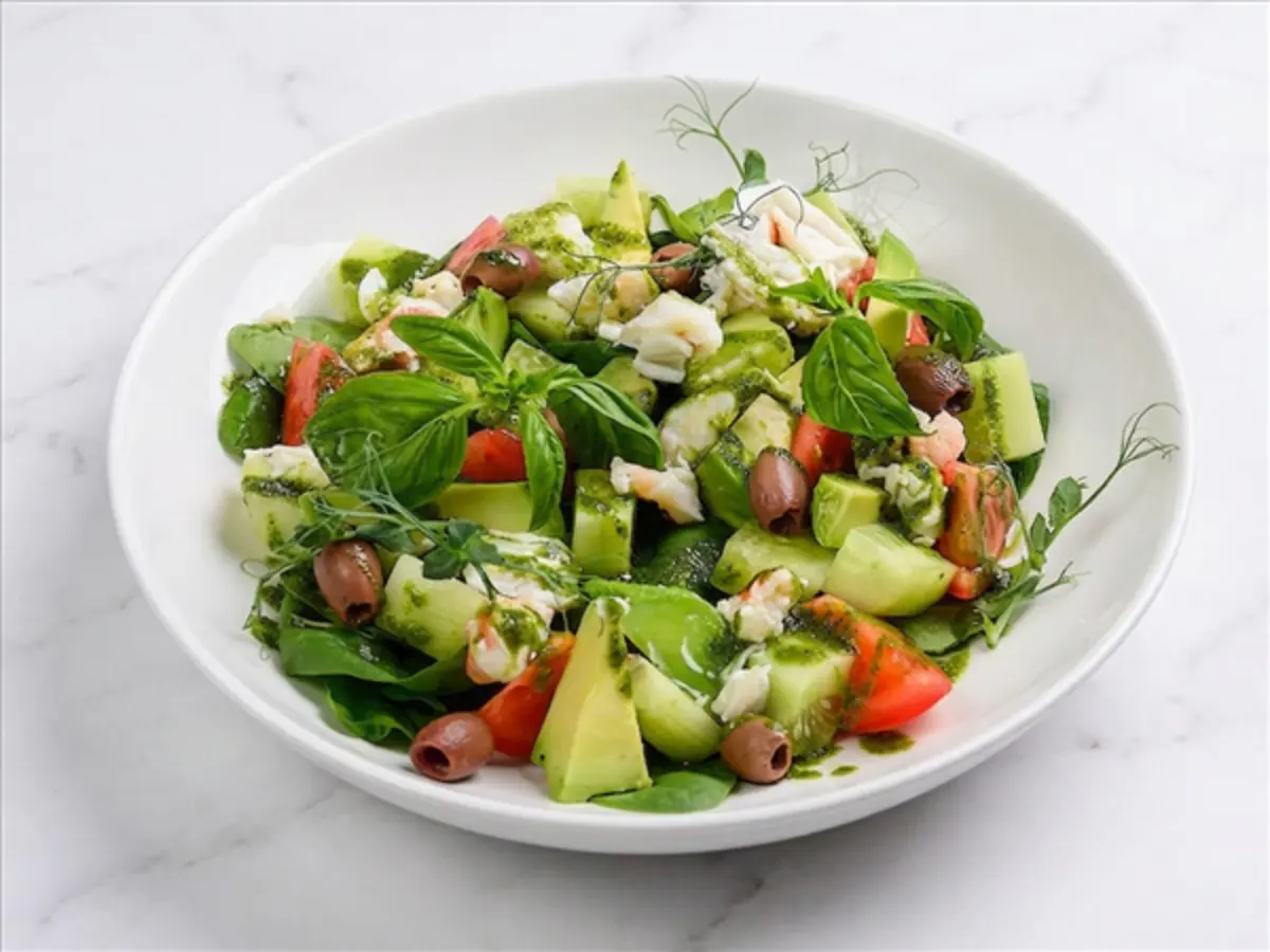 Салат с крабом