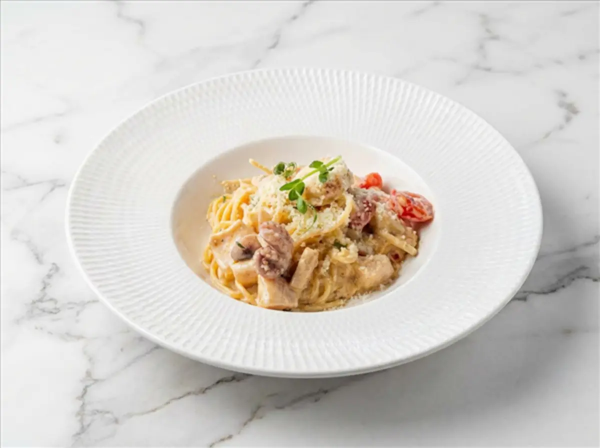 Лингвини с морепродуктами