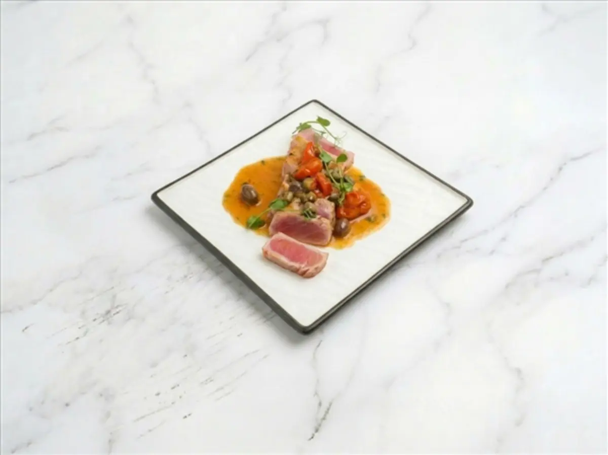 Тальята из тунца на гриле