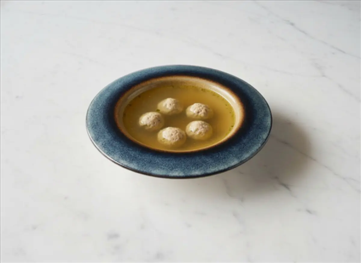 Суп с фрикадельками из индейки