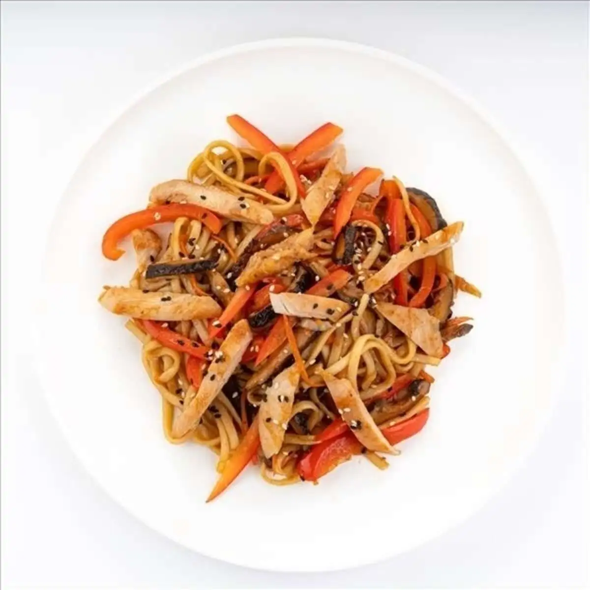 Вок с курицей