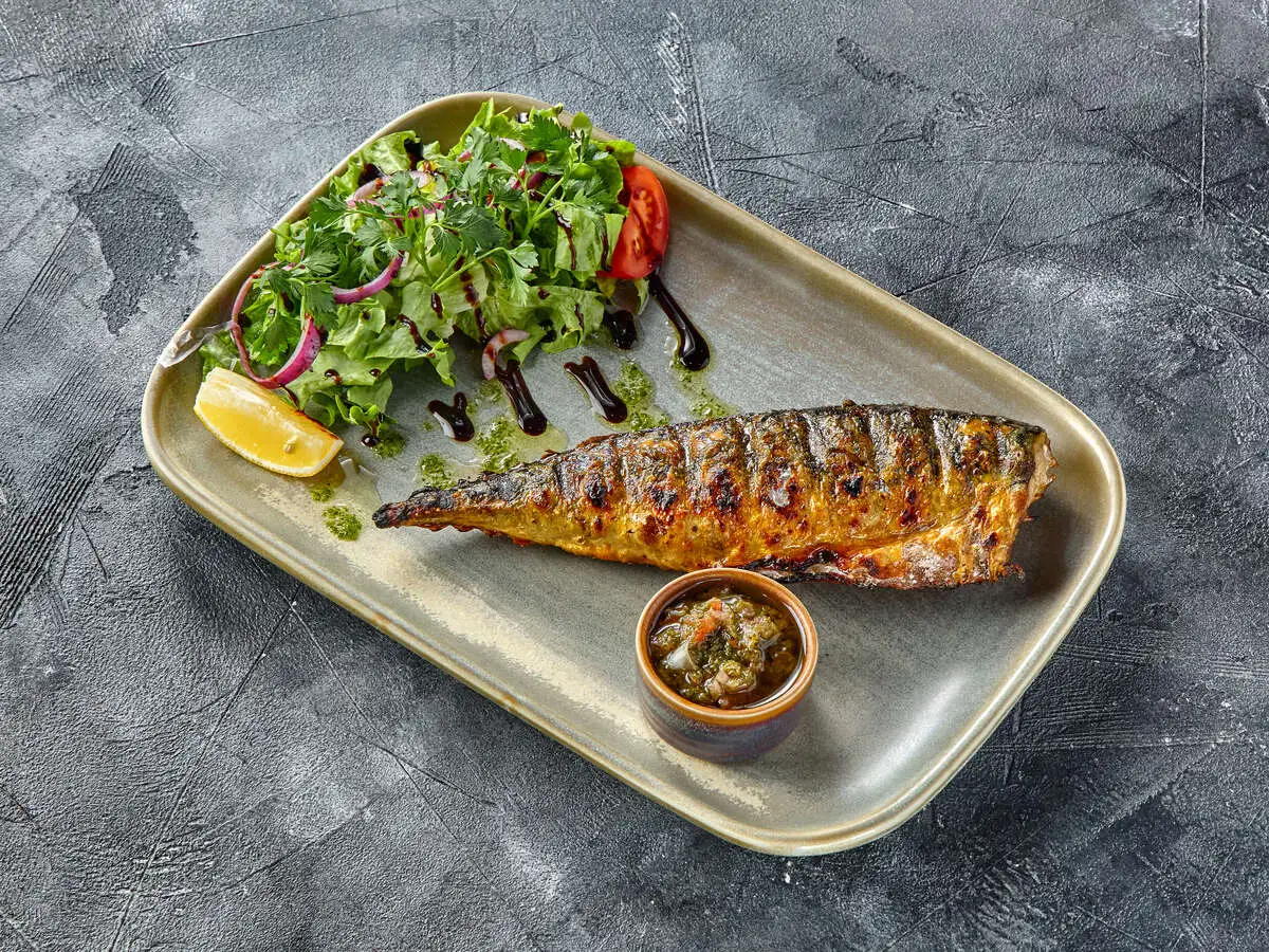 Скумбрия гриль