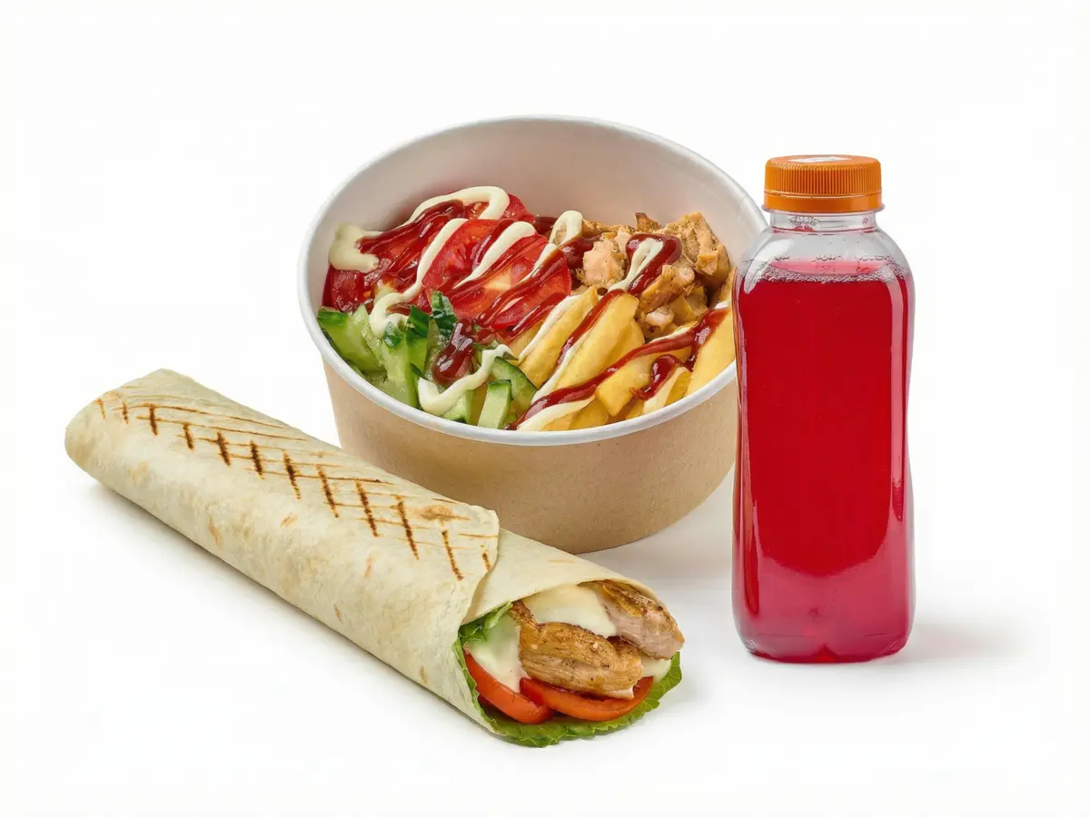 Донер Бокс и закуска