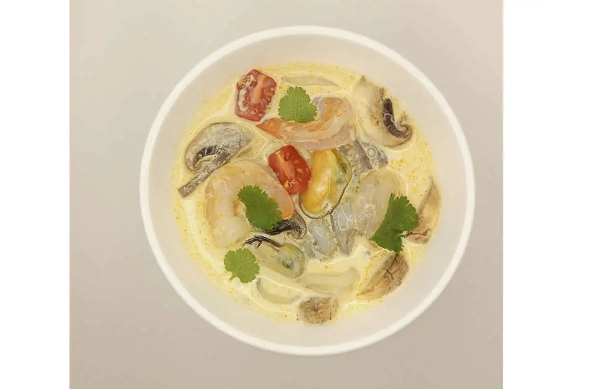 Суп Том ям кокосовый