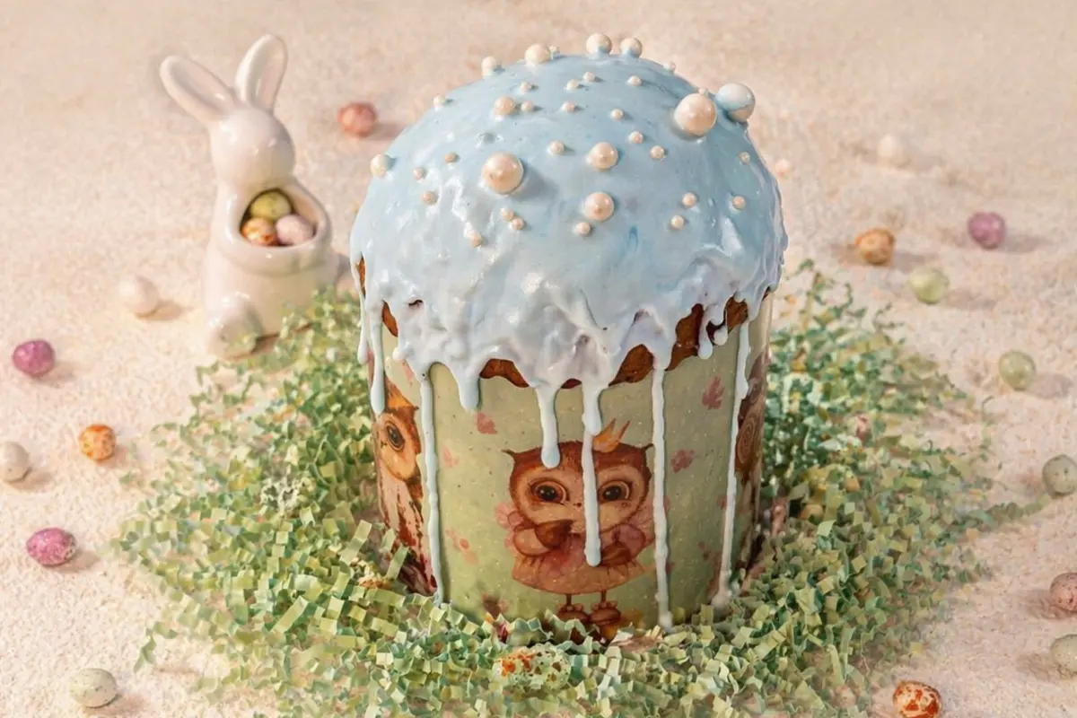 Кулич с изюмом 370 гр