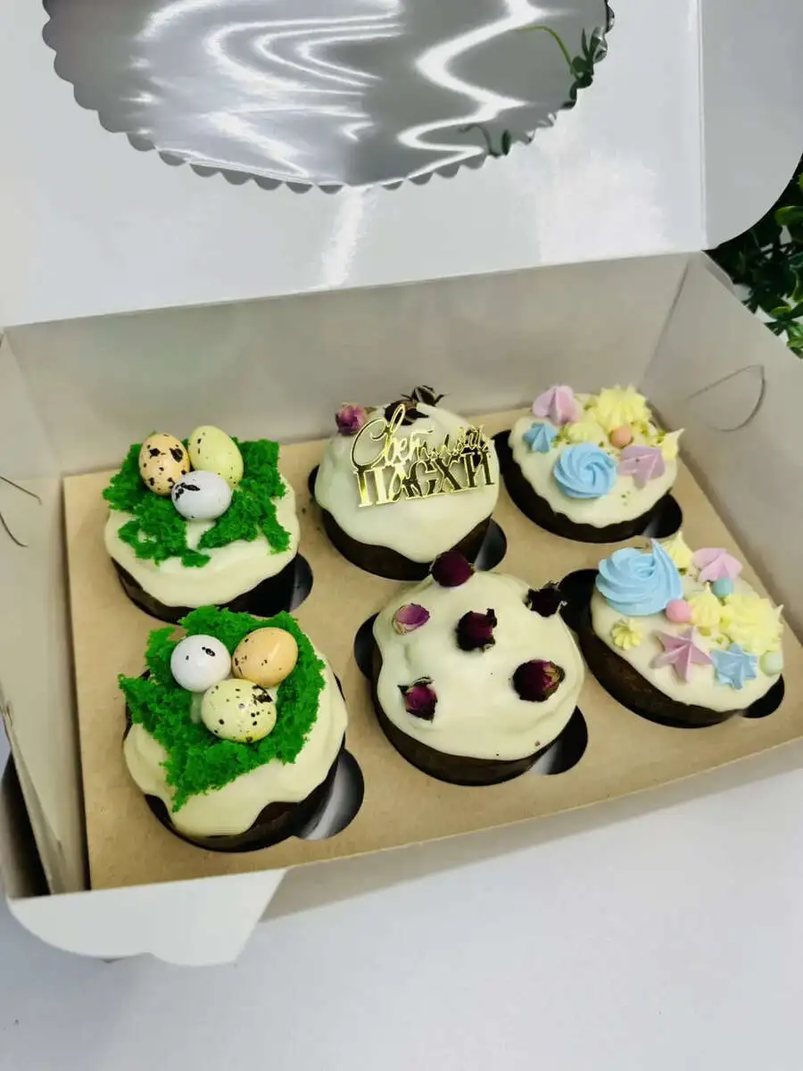 Куличи пасхальные мини 6штук