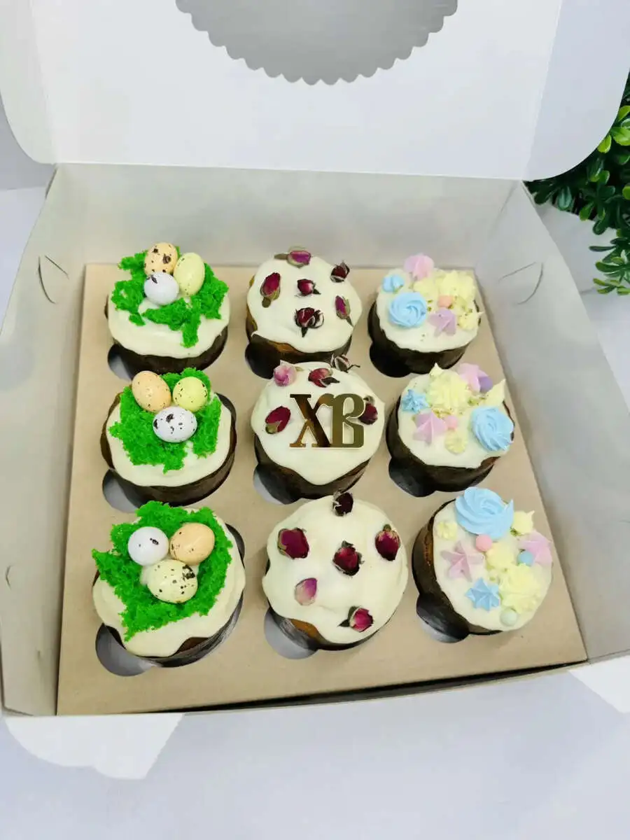 Куличи пасхальные мини 9штук