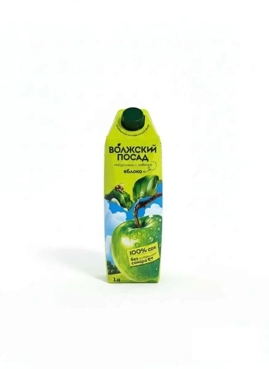 Сок Волжский посад яблоко