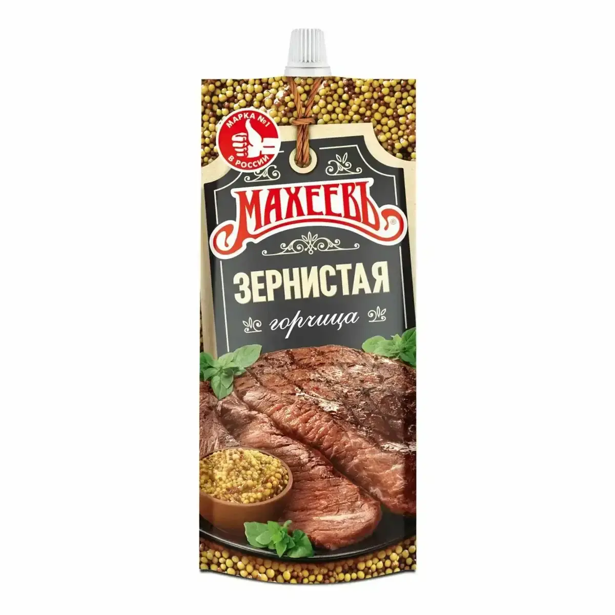 Горчица Махеев Зернистая 140гр М/У