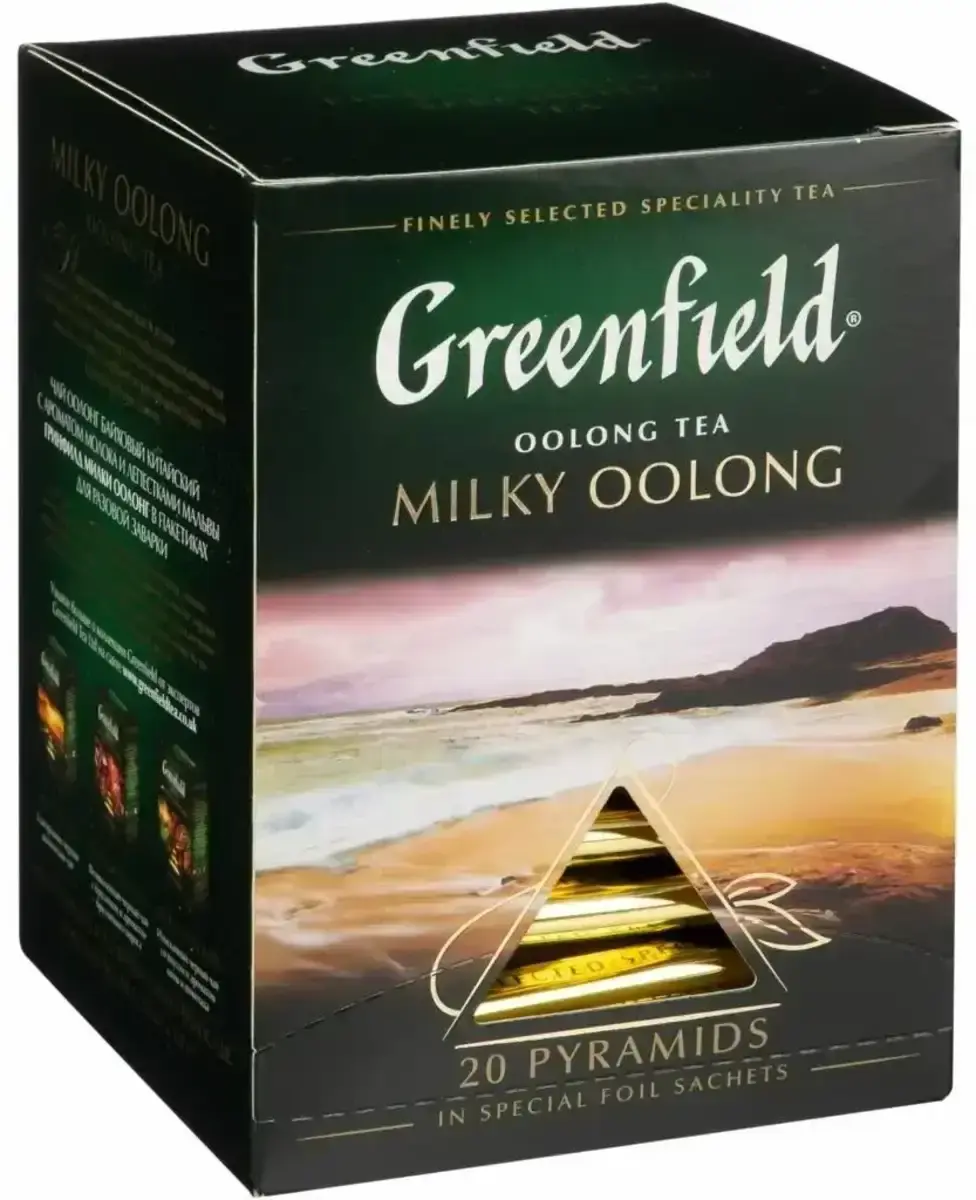 Чай Гринфилд Молочный Оолонг 20пирамидок