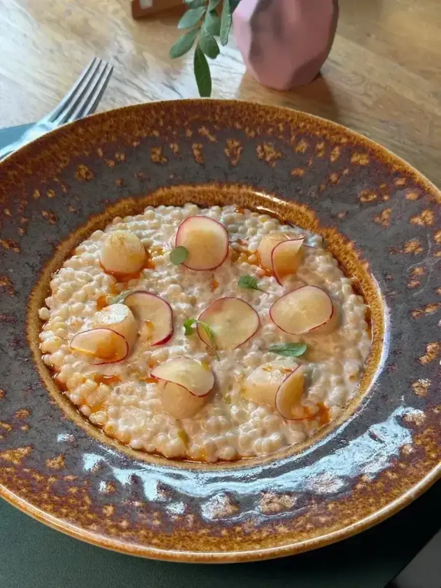 Паста птитим с морским гребешком, 300г