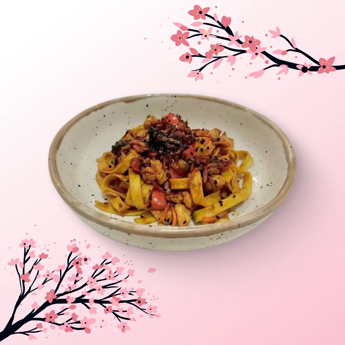 ЛАПША С ЦЫПЛЕНКОМ В СОУСЕ ТЕРИЯКИ