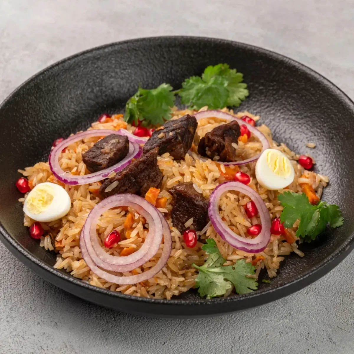 Плов с говядиной 