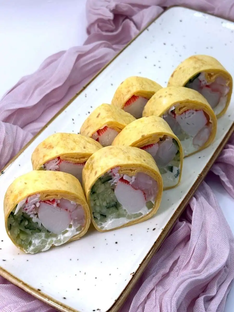 Тортилья с креветкой и крабом Мини