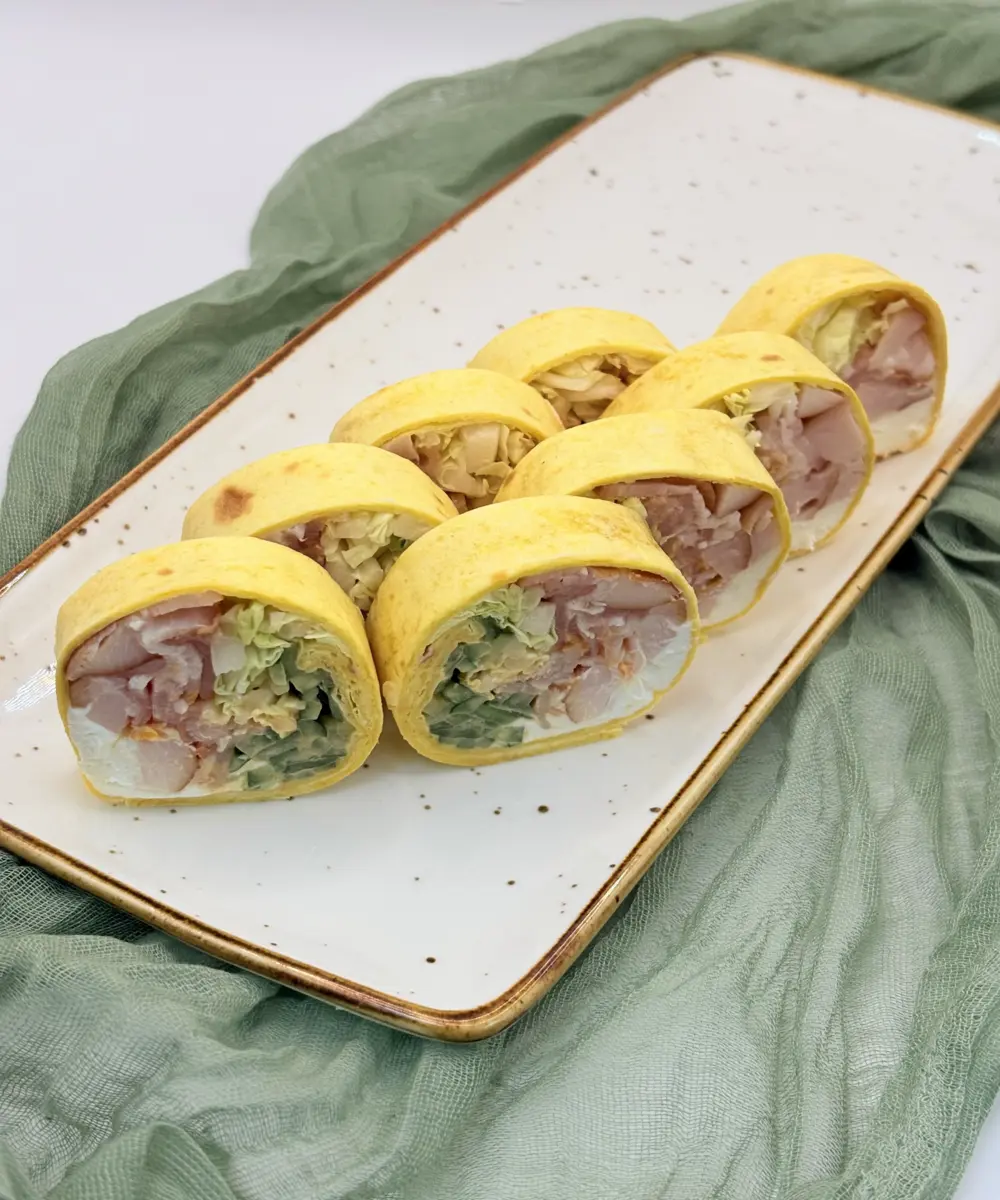 Тортилья с беконом и курицей Мини