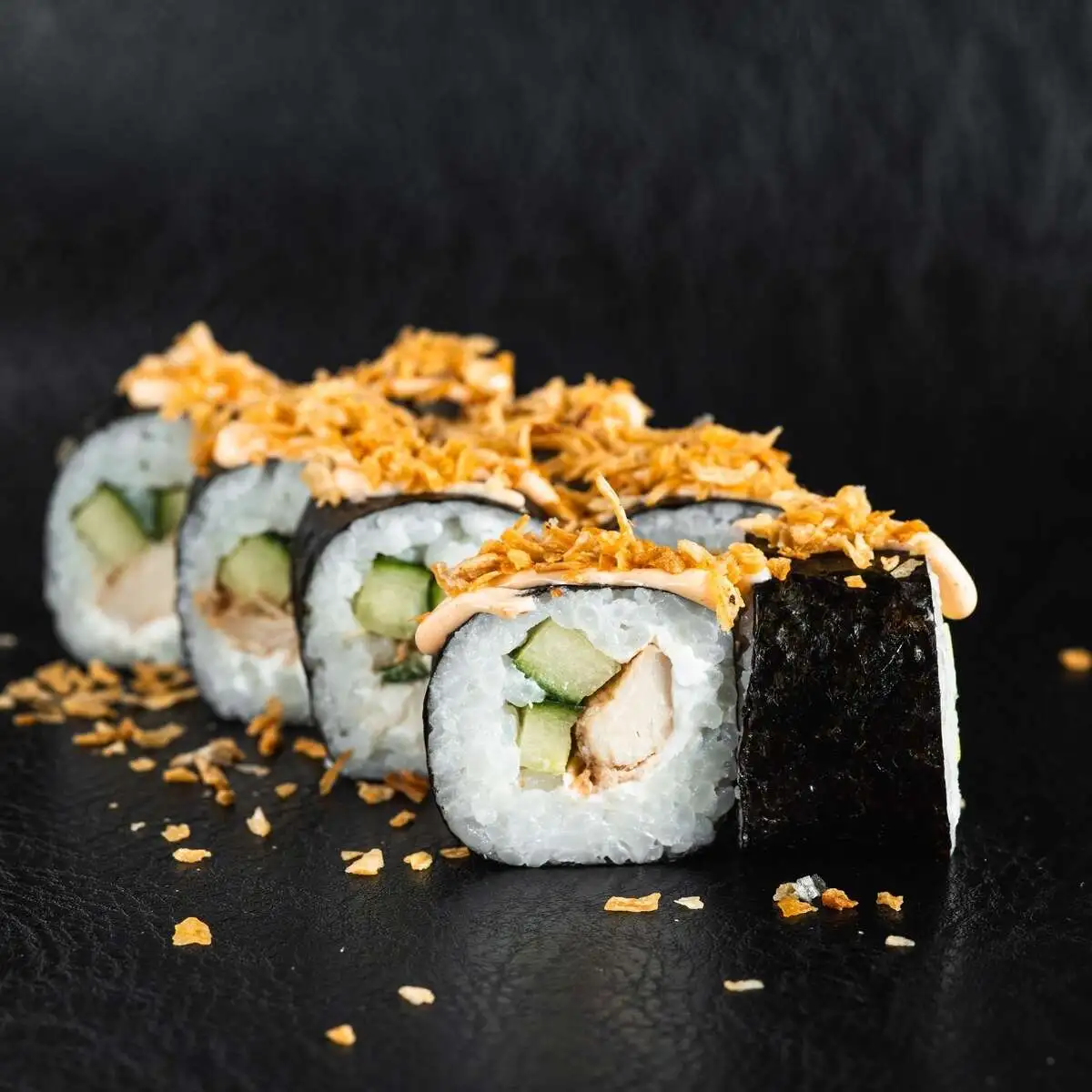 С курицей и кранч луком 8 шт