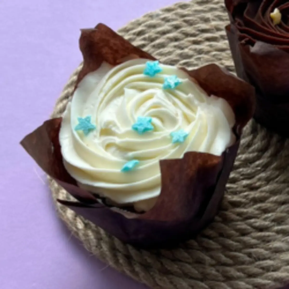 Капкейк с Сырно-Ванильным кремом