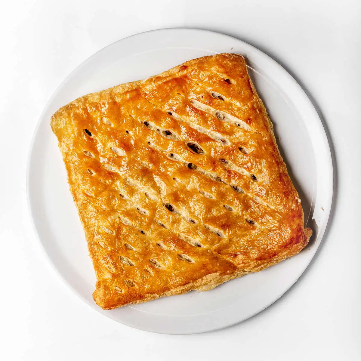 Пирог с картофелем и грибами