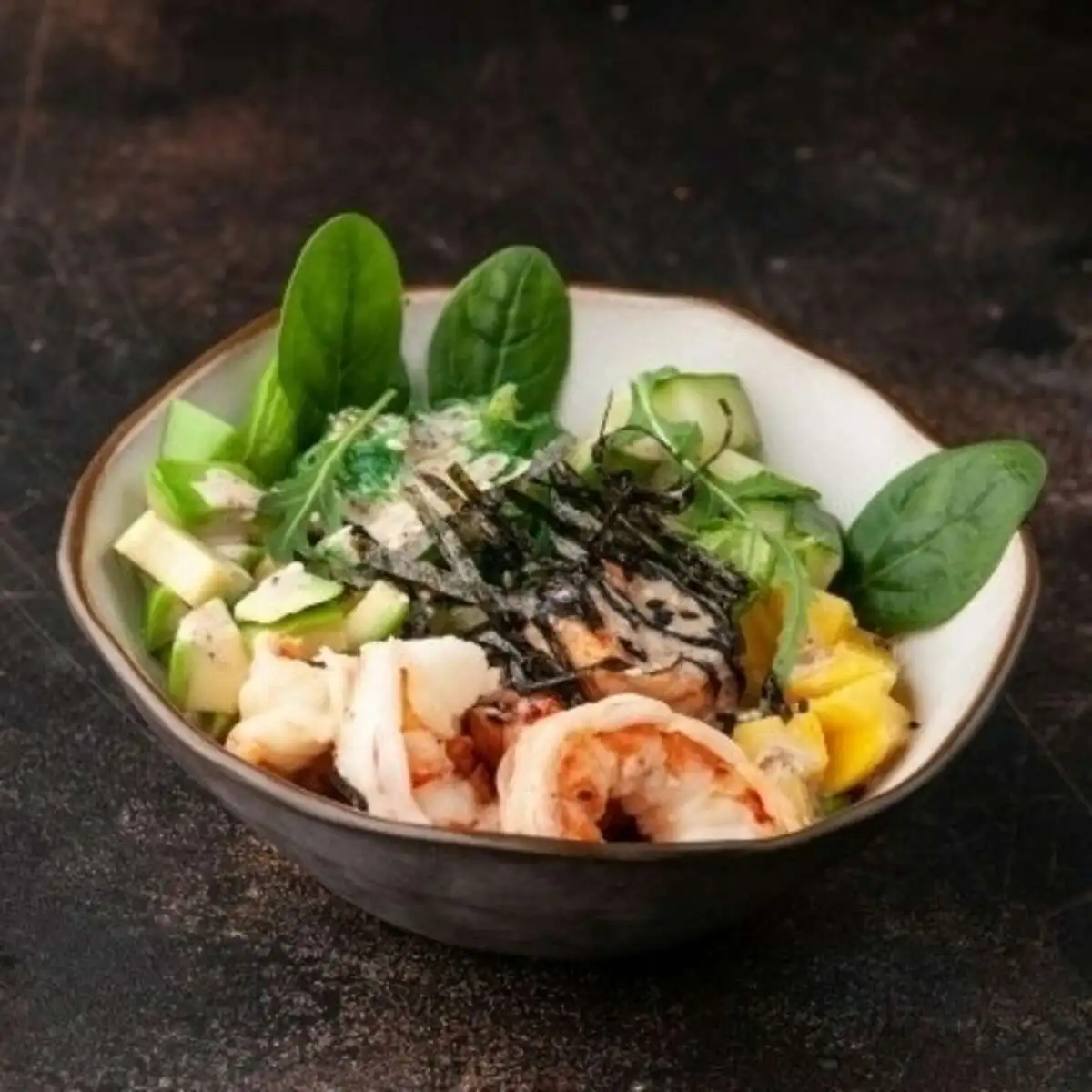 Поке с креветками